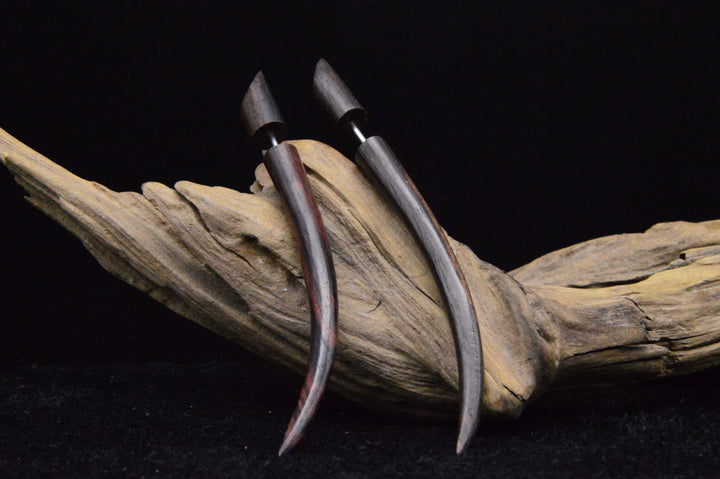 Ohrringe aus Holz Handarbeit - JJ-3