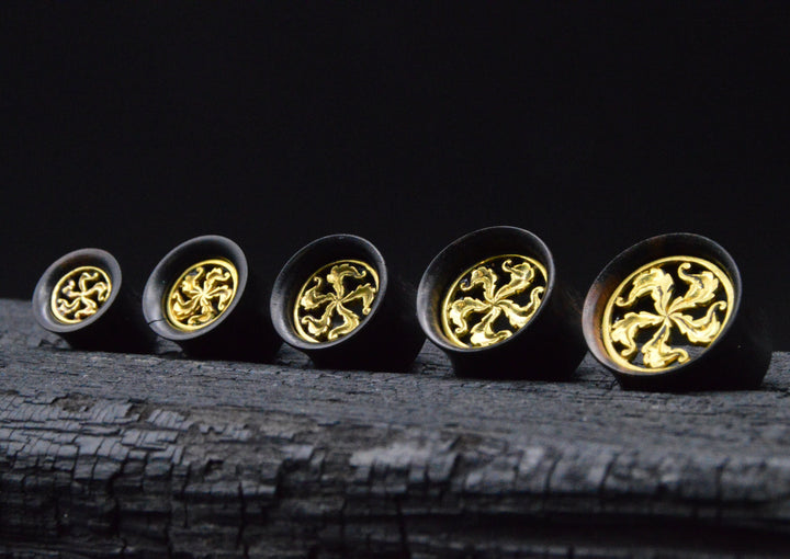 1x Plug Narra Wood 10-18mm - F1