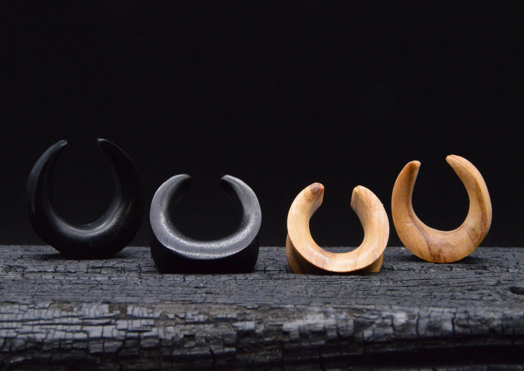 1x Saddle Tunnel aus Narra/Olive Wood - C2