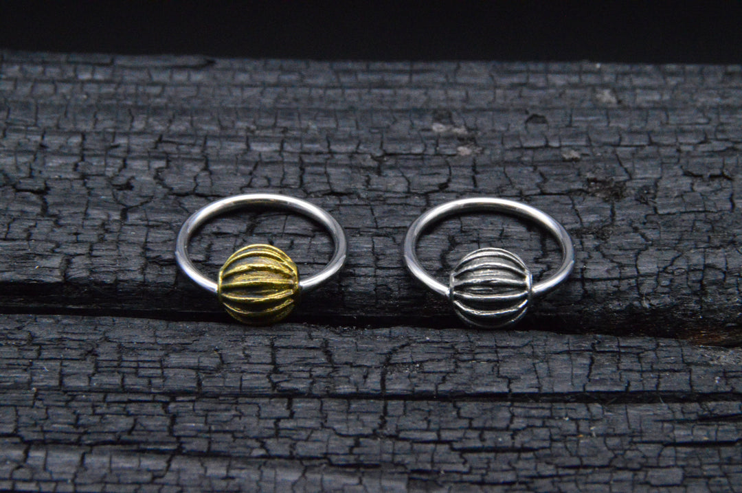 Ohrring Ball Closed Ring - 1K/03