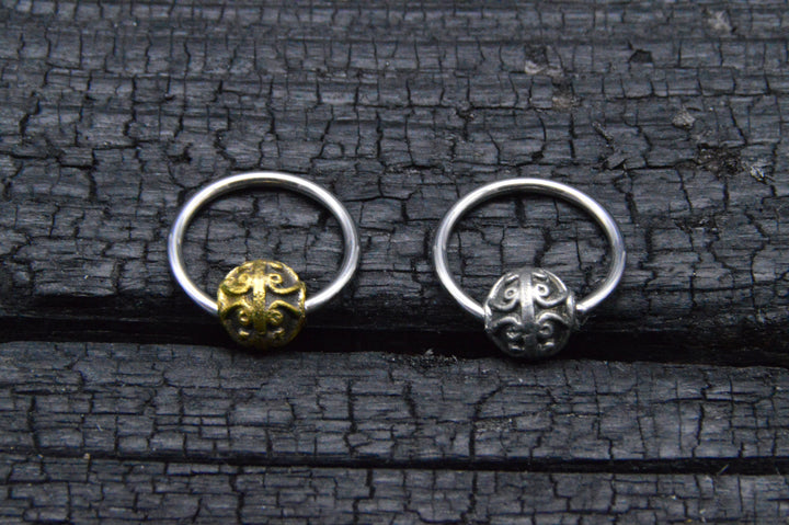 Ohrring Ball Closed Ring - 1K/03