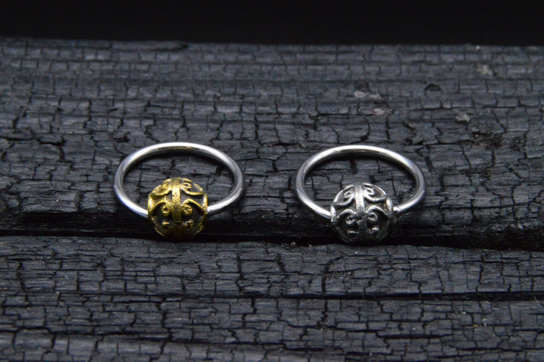 Ohrring Ball Closed Ring - 1K/03