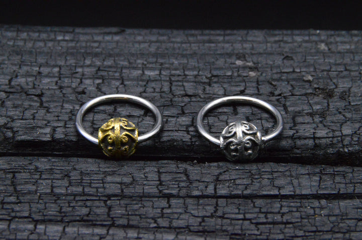 Ohrring Ball Closed Ring - 1K/03