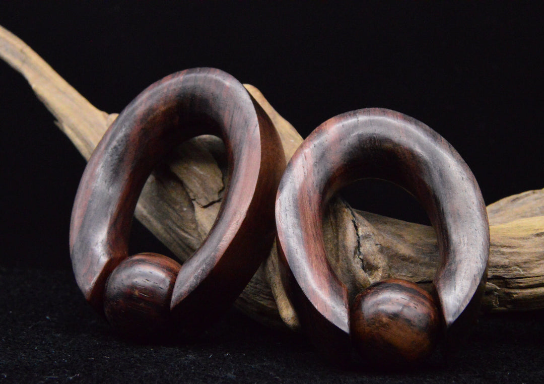 Ohrgewicht aus Narra Wood - GG-8