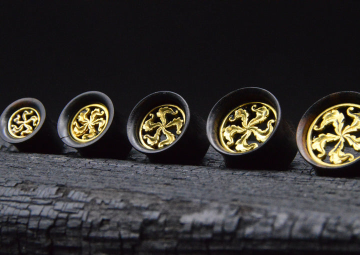1x Plug Narra Wood 10-18mm - F1