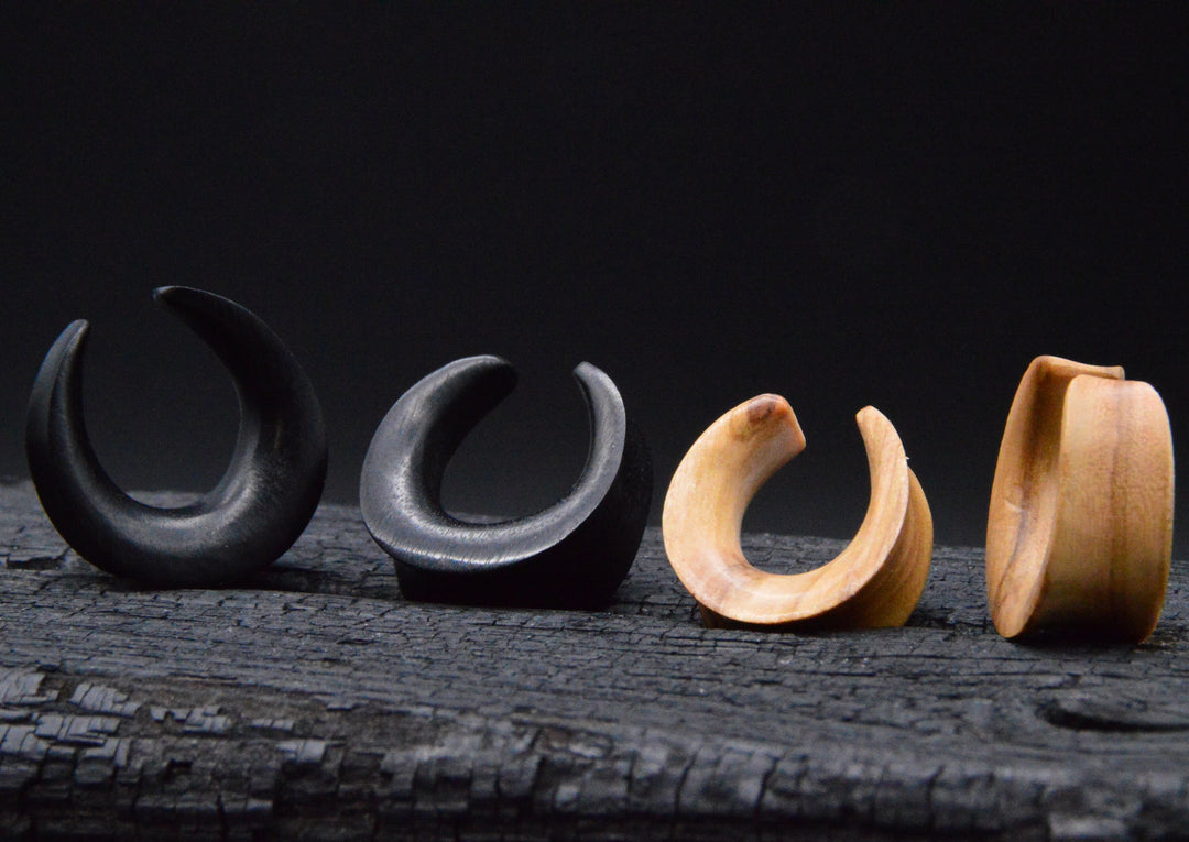 1x Saddle Tunnel aus Narra/Olive Wood - C2