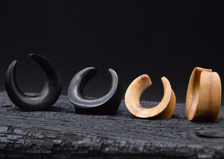 1x Saddle Tunnel aus Narra/Olive Wood - C2