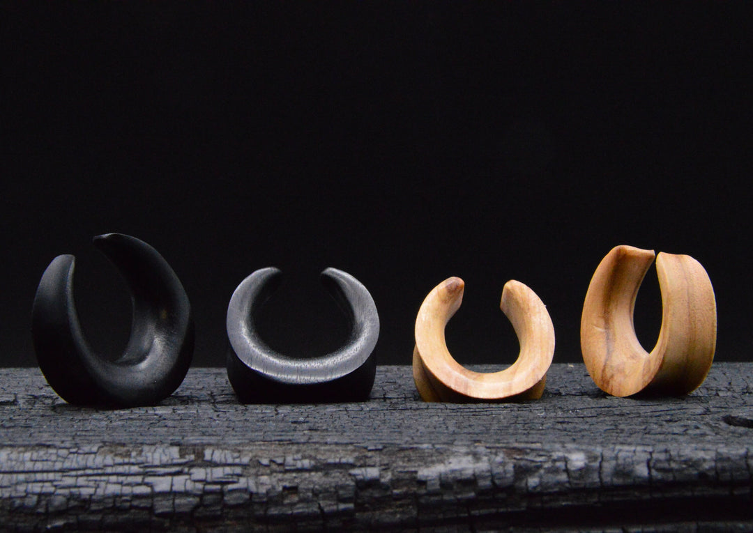 1x Saddle Tunnel aus Narra/Olive Wood - C2