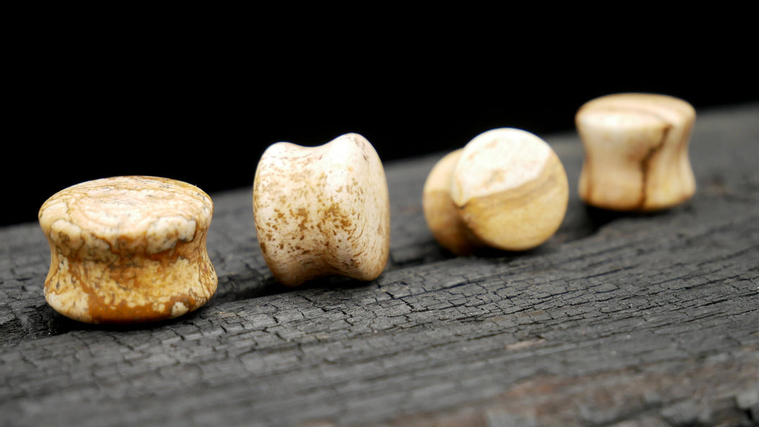 1x Plug aus Picture Jasper - J1