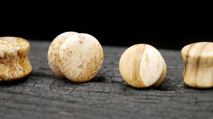 1x Plug aus Picture Jasper - J1