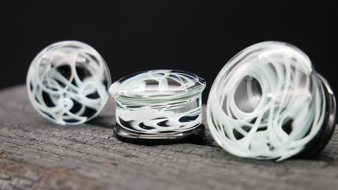 1x Plug aus Glas - O4
