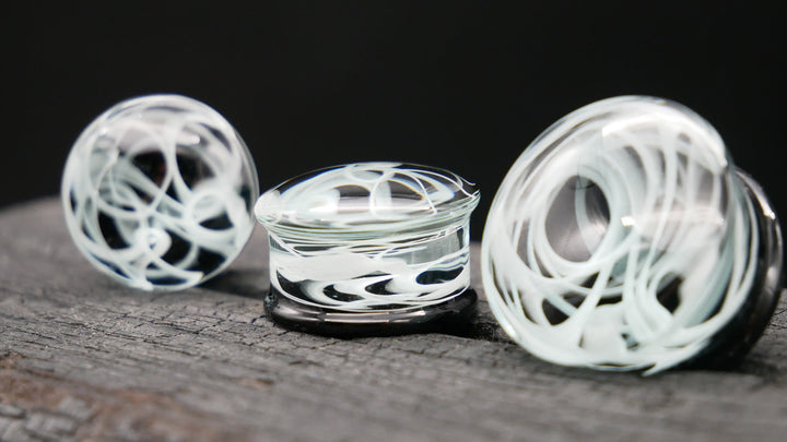 1x Plug aus Glas - O4