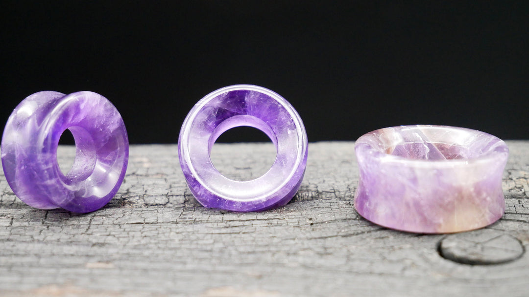 1x Tunnel Amethyst - I3