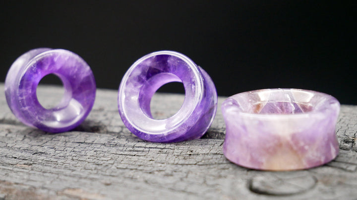 1x Tunnel Amethyst - I3