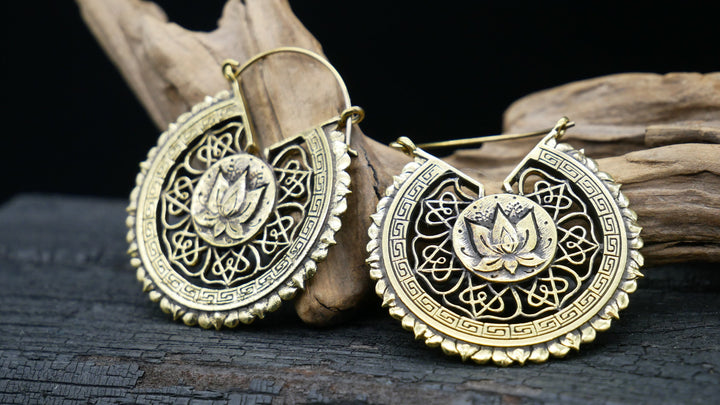 Ohrringe GOLDEN LOTUS - GG-1