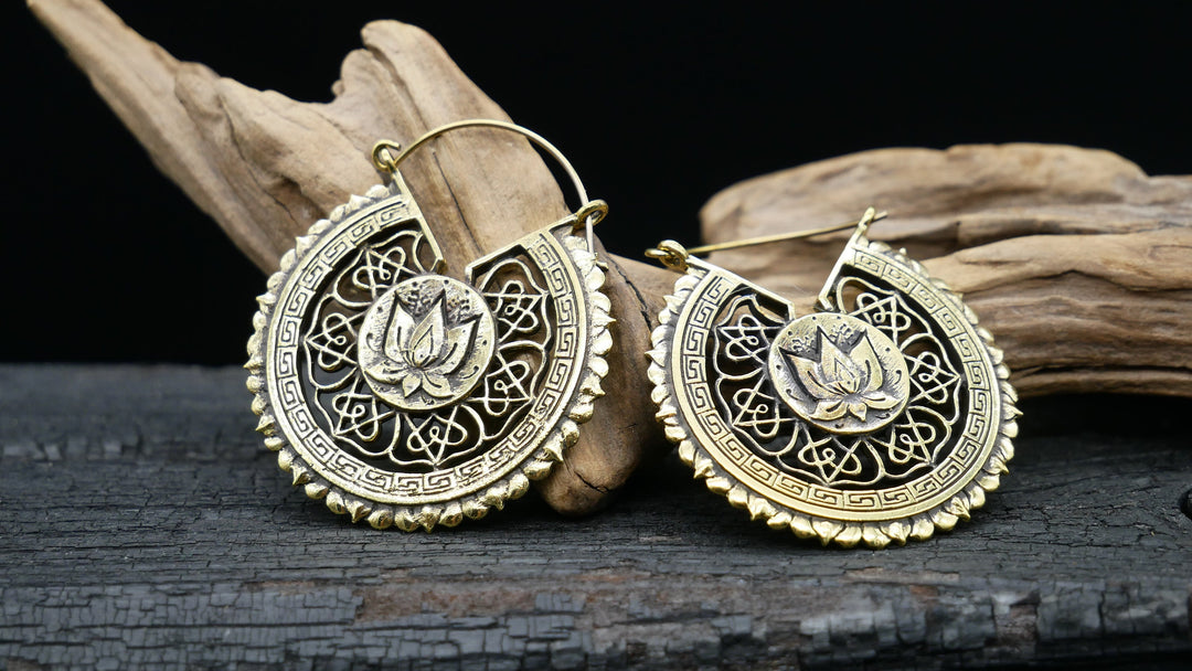 Ohrringe GOLDEN LOTUS - GG-1