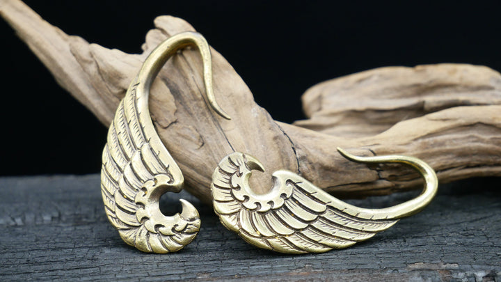 Paar Ohrringe DEVIL WINGS - BB-3