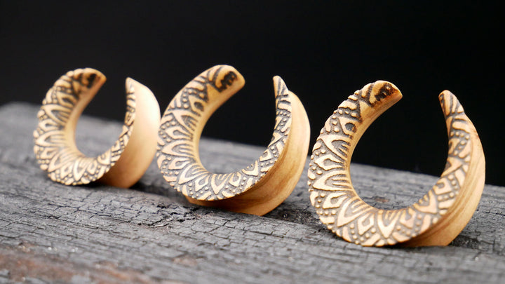 1x Saddle Tunnel aus Olive Wood - C2
