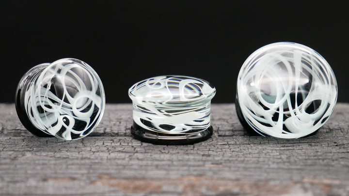 1x Plug aus Glas - O4
