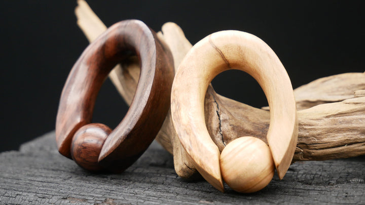 Ohrgewicht aus Narra Wood - GG-8