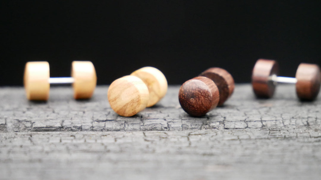 Fake Plug aus Narra Wood - N2