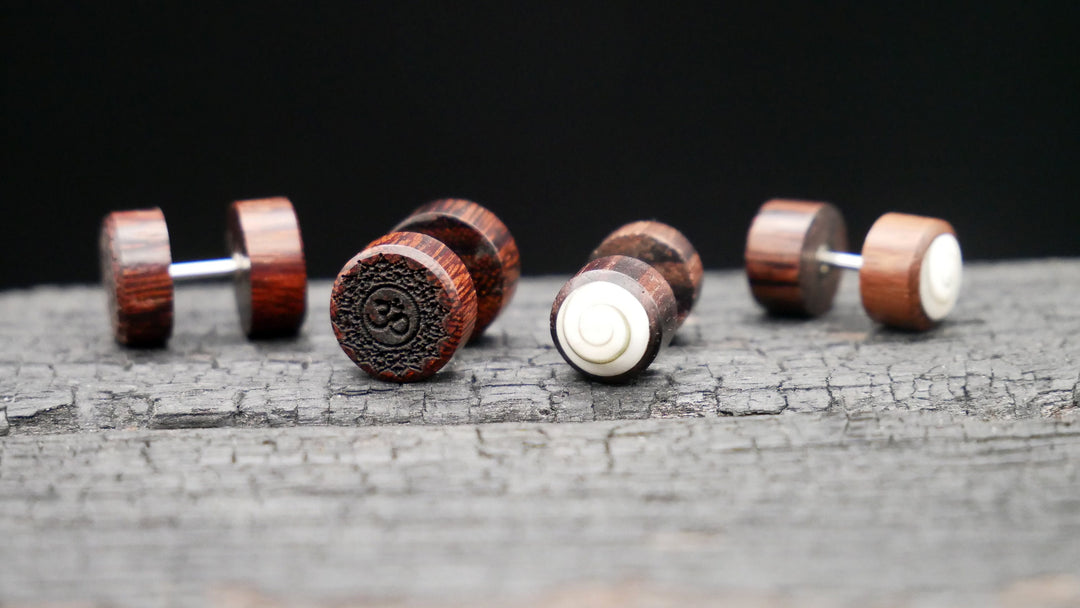 Fake Plug aus Narra Wood - N2