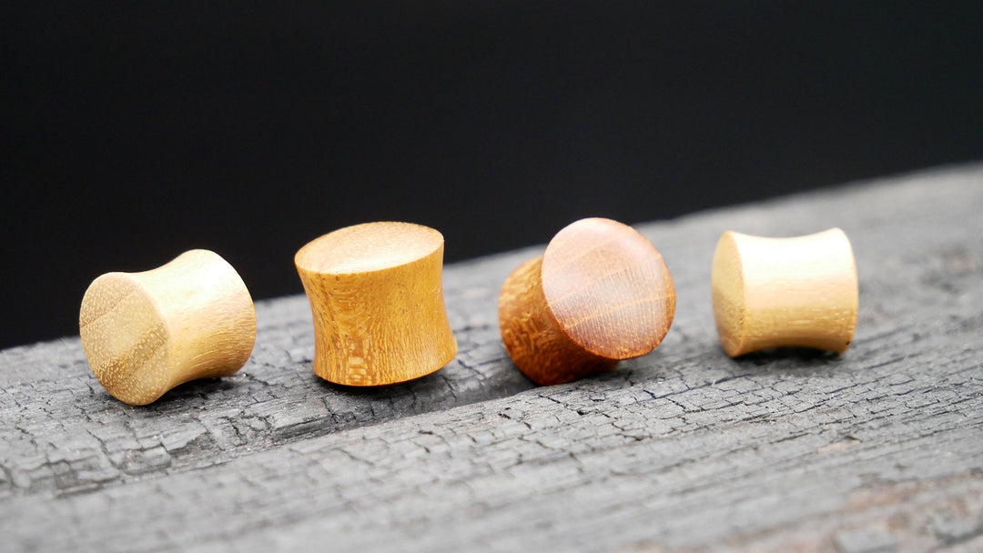 1x Plug Teak Wood 2-12mm - C1