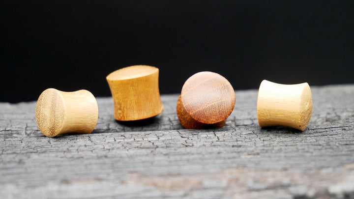 1x Plug Teak Wood 2-12mm - C1