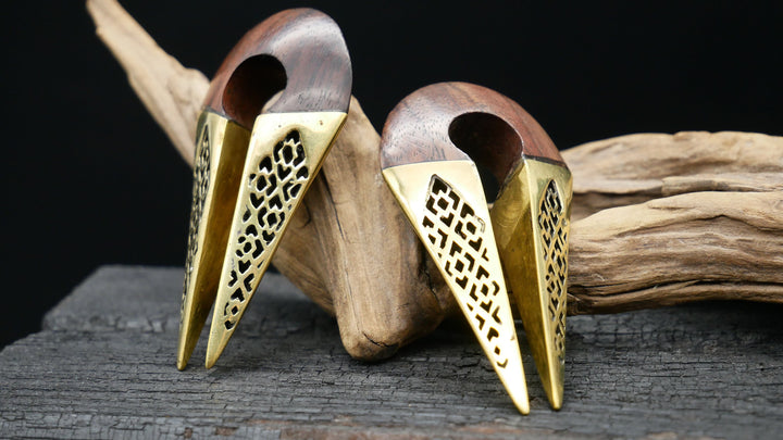 Ohrgewicht aus Arang Wood - II-5