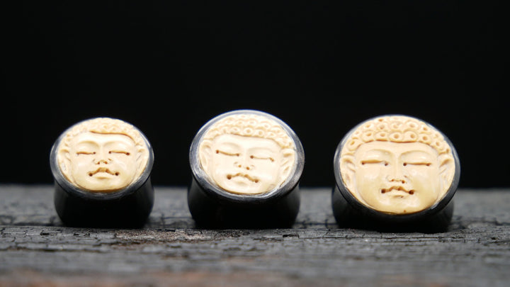 1x Plug Buddha Horn 12-18mm - F1