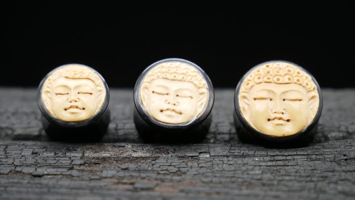 1x Plug Buddha Horn 12-18mm - F1