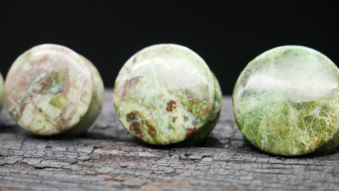1x Plug aus African Jade - J1