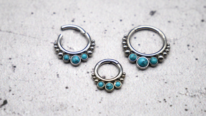 Piercing Ring Septum Chirurgenstahl 1,2mm 16g - 1A/15
