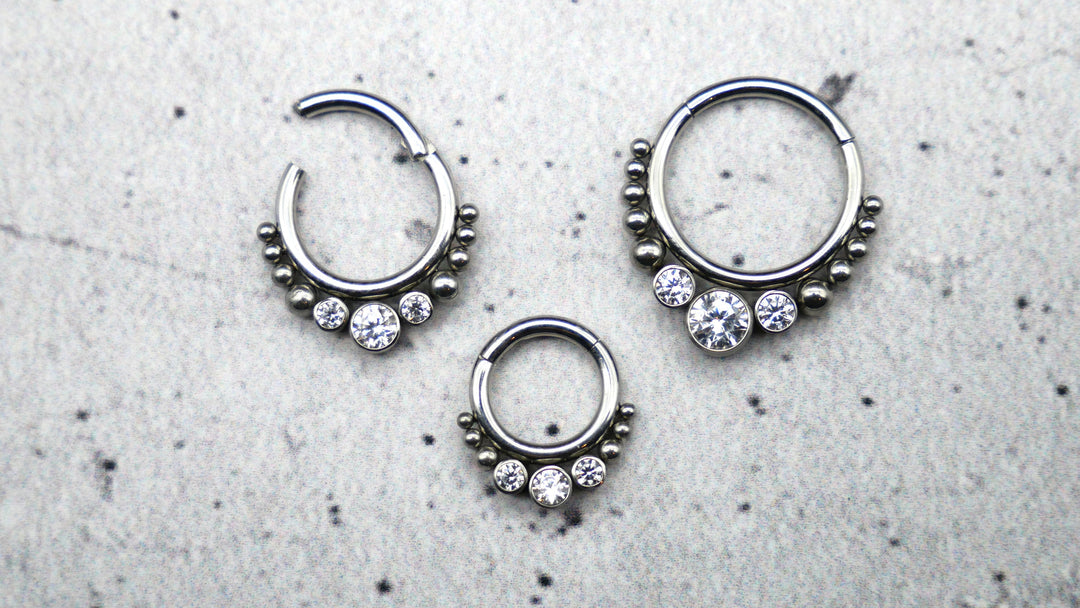 Piercing Ring Septum Chirurgenstahl 1,2mm 16g - 1A/15