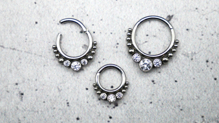 Piercing Ring Septum Chirurgenstahl 1,2mm 16g - 1A/15