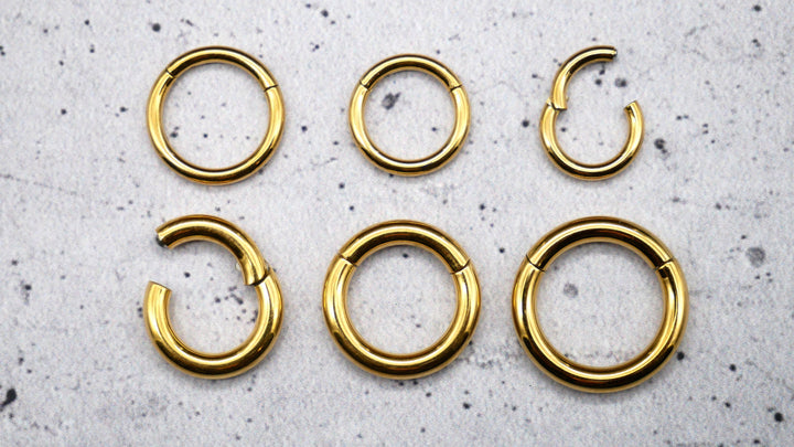 Piercing Ohrring Hinged Stacking Ring Chirurgenstahl - 1A/01