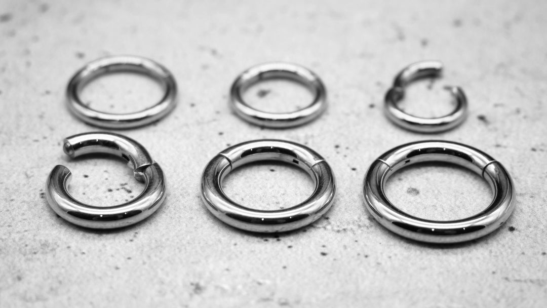 Piercing Ohrring Hinged Stacking Ring Chirurgenstahl - 1A/01