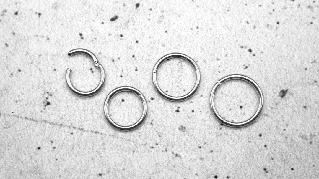 Silber Piercing Ring Chirurgenstahl - 1A/02