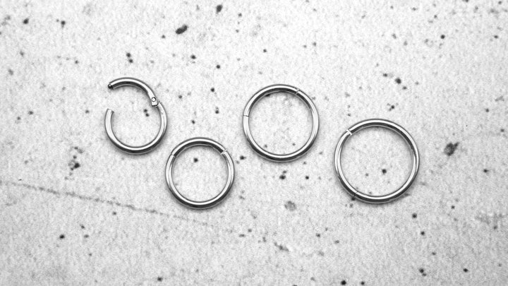 Silber Piercing Ring Chirurgenstahl - 1A/02