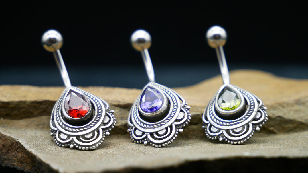 Bauchnabelpiercing 925er Silber - 1N/09