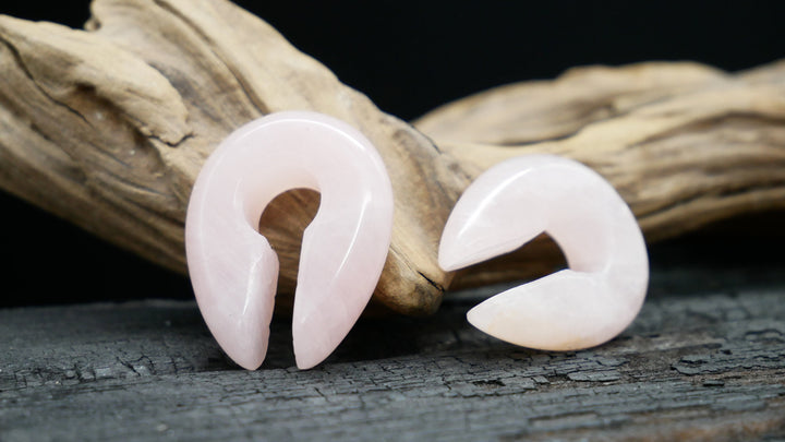 Ohrgewicht Rose Quarts - H4