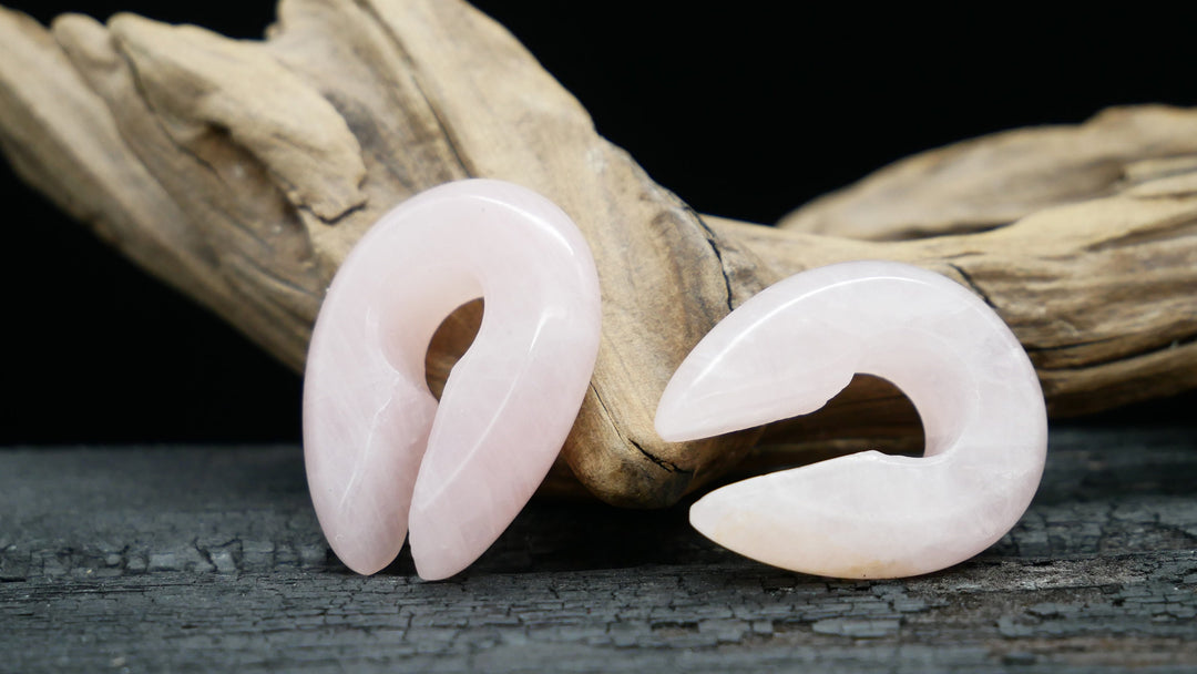 Ohrgewicht Rose Quarts - H4