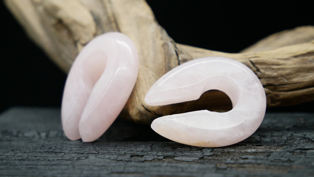 Ohrgewicht Rose Quarts - H4