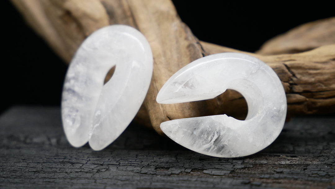 Ohrgewicht Mountain Crystal - H4