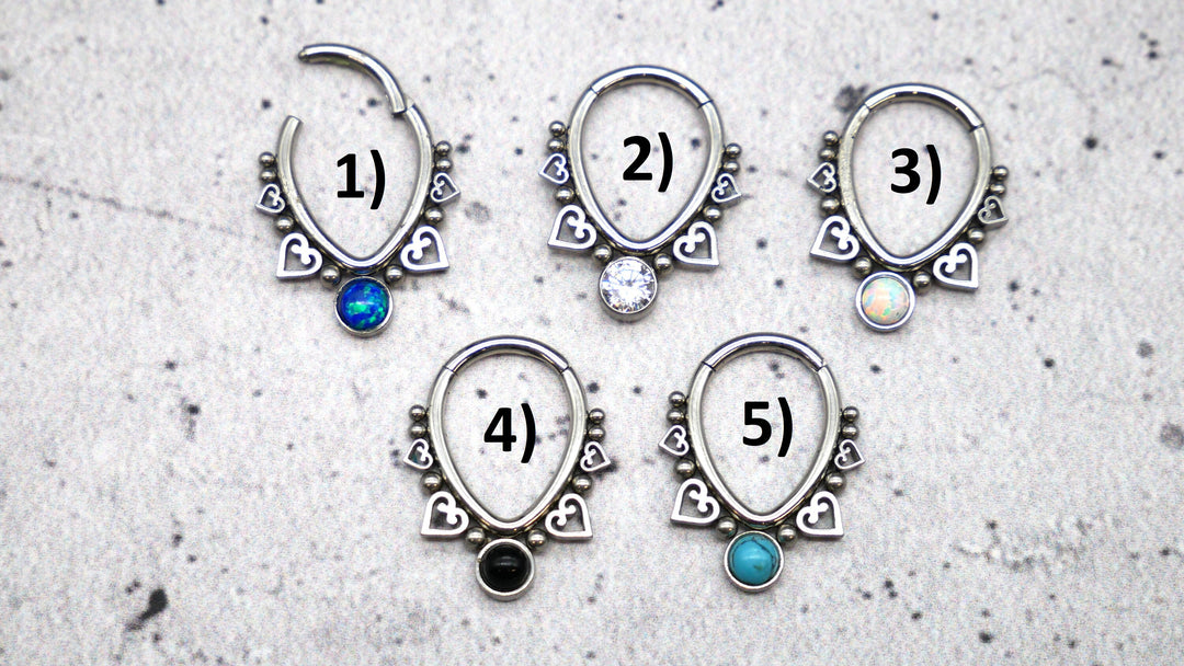 Piercing/Ring/Septum Chirurgenstahl - 1A/17