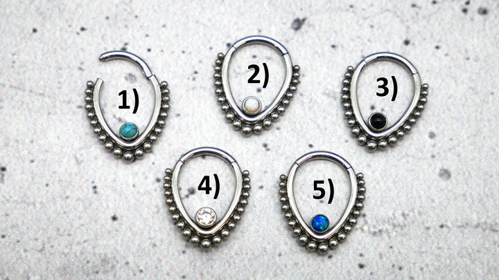 Piercing/Ring/Septum Chirurgenstahl - 1A/17