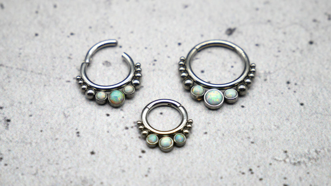 Piercing Ring Septum Chirurgenstahl 1,2mm 16g - 1A/15