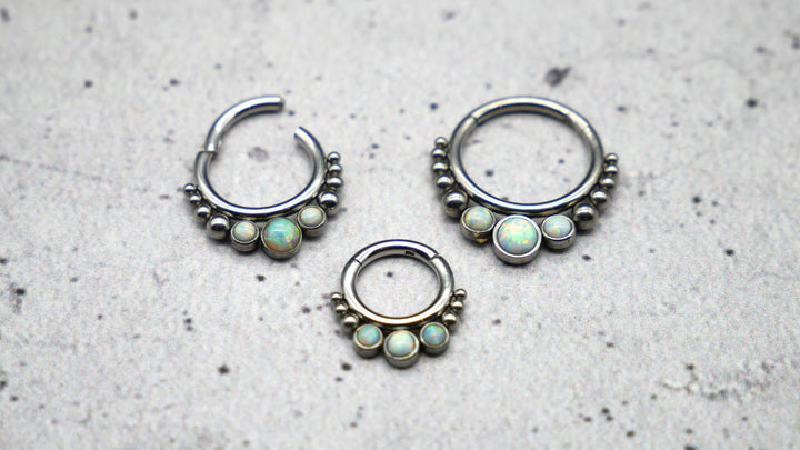 Piercing Ring Septum Chirurgenstahl 1,2mm 16g - 1A/15