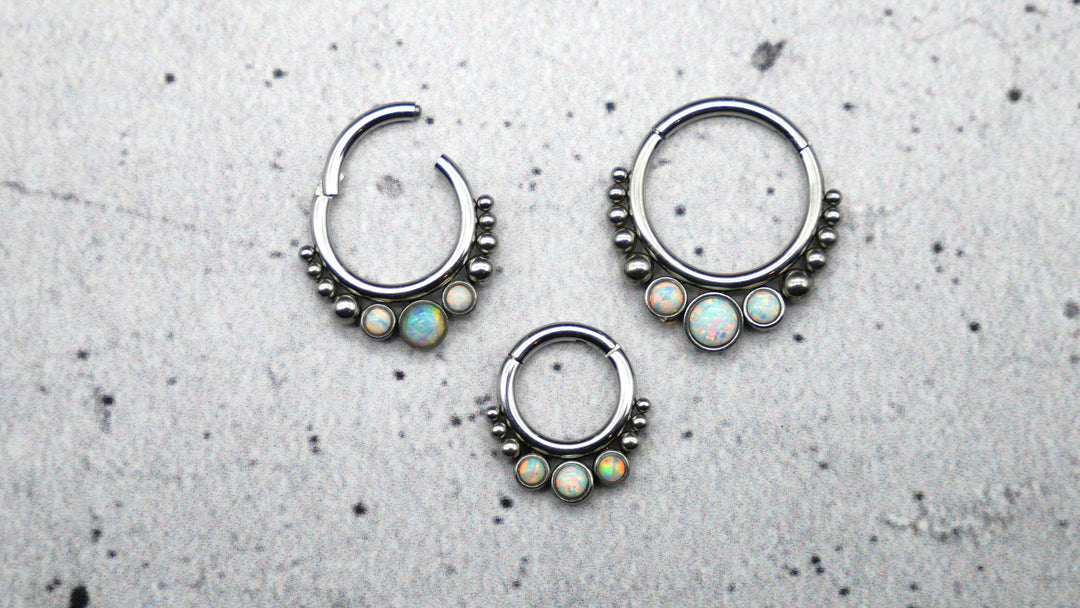 Piercing Ring Septum Chirurgenstahl 1,2mm 16g - 1A/15
