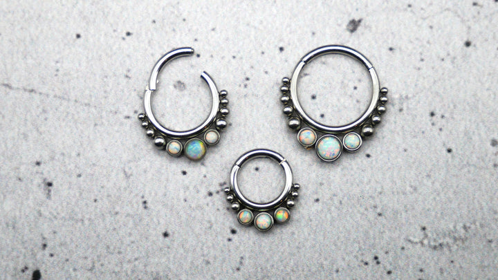 Piercing Ring Septum Chirurgenstahl 1,2mm 16g - 1A/15